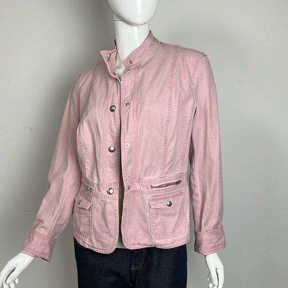 MaxMara Weekend Pink Denim Jacket - Picture 2 of 9